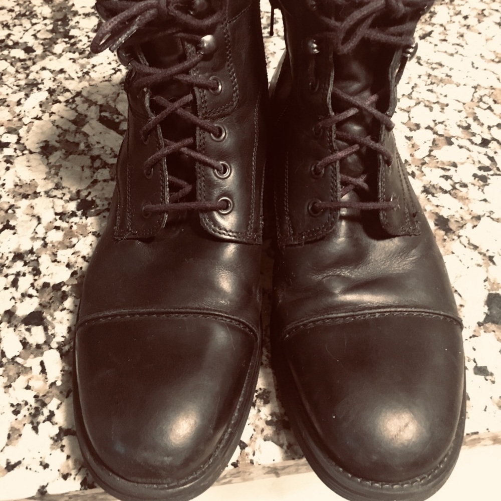GBX Mens Veno black Ankle Dress Cap Toe Boots